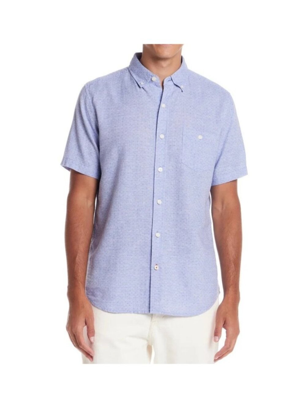 NWOT Weatherproof Vintage Men's M Linen Blend Button up